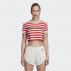 adidas x fiorucci stripe crop tee (ed0505) adidas x fiorucci stripe crop tee (ed0505)