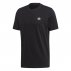 adidas trefoil essentials tee męska czarna adidas trefoil essentials tee męska czarna
