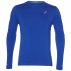 asics seamless long sleeve illusion blue asics seamless long sleeve illusion blue