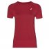 asics seamless short sleeve texture classic red asics seamless short sleeve texture classic red