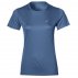 asics silver short sleeve top blue asics silver short sleeve top blue