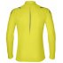 asics icon ls 1/2 zip top lemon grey asics icon ls 1/2 zip top lemon grey