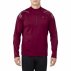 asics icon winter long sleeve 1/2 zip top cordovan asics icon winter long sleeve 1/2 zip top cordovan