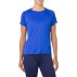 asics icon short sleeve top illusion blue dark grey asics icon short sleeve top illusion blue dark grey