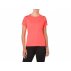 asics icon short sleeve top flash coral dark grey asics icon short sleeve top flash coral dark grey
