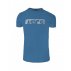 asics essential diagonal short sleeve top azure / mid grey asics essential diagonal short sleeve top azure / mid grey