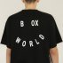 worldbox black smile tee (wbko-smile-blk) worldbox black smile tee (wbko-smile-blk)
