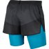 nike tech pack 2-in-1 shorts m połyskliwa-czerń błękitne nike tech pack 2-in-1 shorts m połyskliwa-czerń błękitne