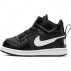nike court borough mid pe (tdv) czarno-białe nike court borough mid pe (tdv) czarno-białe