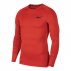 nike pro longsleeve top m czerwona nike pro longsleeve top m czerwona