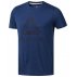 reebok elements marble group tee bunker blue reebok elements marble group tee bunker blue
