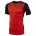 reebok activechill graphic compresion tee red / black reebok activechill graphic compresion tee red / black