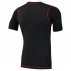 reebok activechill graphic compresion tee red / black reebok activechill graphic compresion tee red / black