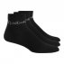 reebok active core ankle-cut 3 pary czarne reebok active core ankle-cut 3 pary czarne