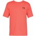 under armour sportstyle left chest short sleeve orange under armour sportstyle left chest short sleeve orange