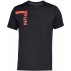 under armour ua run tall graphic short sleeve black under armour ua run tall graphic short sleeve black