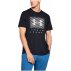 under armour ua branded big logo short sleeve black under armour ua branded big logo short sleeve black