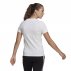 Koszulka damska adidas Essentials Slim Logo Tee Biała