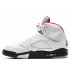 air jordan 5 retro "fire red" męskie białe (da1911-102) air jordan 5 retro "fire red" męskie białe (da1911-102)
