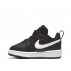 Buty dziecięce Nike Court Borough Low 2 (TDV) Czarne