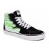 vans ua sk8-hi flame unisex czarne (vn0a4u3cxey) vans ua sk8-hi flame unisex czarne (vn0a4u3cxey)