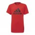 Koszulka młodzieżowa adidas Prime Tee Czerwona
