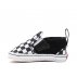 Buty dziecięce Vans IN Slip-On V Crib (Checker) Czarne