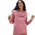 bluza damska vans wm classic v ii hoodie różowa