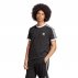 Koszulka męska adidas Adicolor Classics 3-Stripes Tee Czarna