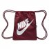 Nike Heritage Drawstring Bag Bordowy