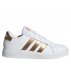 buty młodzieżowe adidas grand court 2.0 białe