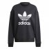 Bluza damska adidas Bluza Trefoil Crew Czarna