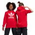 Bluza młodzieżowa adidas Trefoil Hoodie Czerwona
