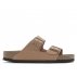 Sandały damskie Birkenstock Arizona Vegan Brązowe