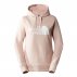 bluza the north face w half dome pullover hoodie pink moss